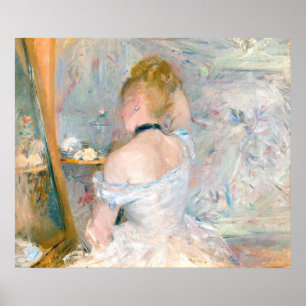 Poster Morisot Woman at her Toilette French Impressionist