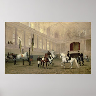 Póster Morning Exercise in the Hofreitschule