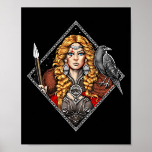 Poster Morrigan Deusa Celta Mitologia Pagan Deidade De W