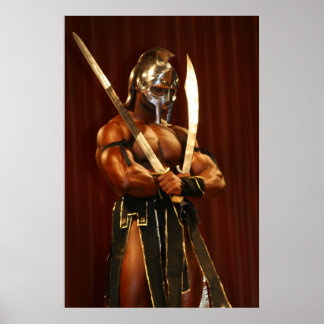 Póster Morris Mendez como Gladiador