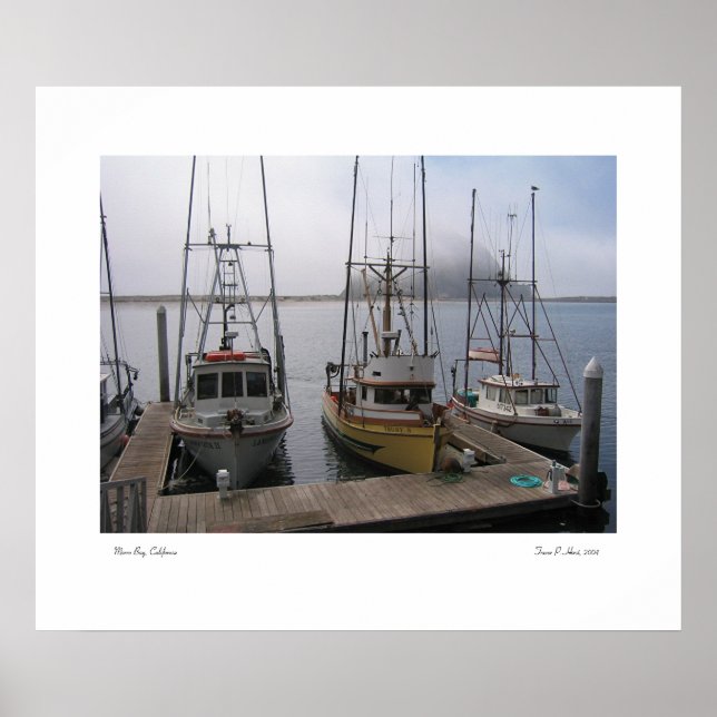 Póster Morro Bay, Califórnia (Frente)