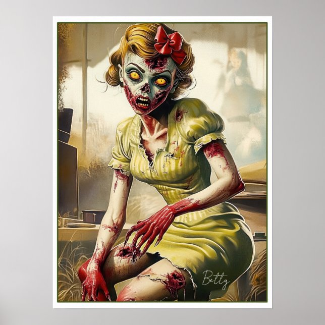 Poster Morta, Sonhadora e Perigosamente Querida: Betty (Frente)