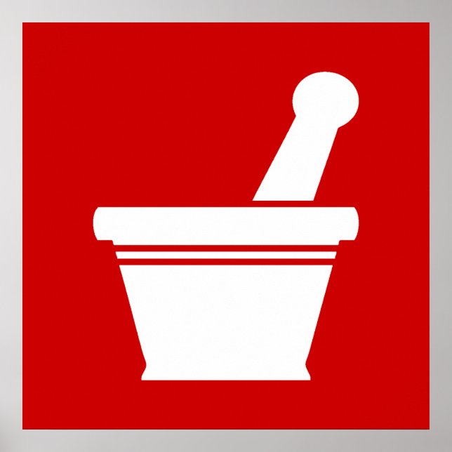 Poster Mortar e Pestle (Frente)