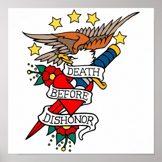 Poster Morte Antes da Desonra (Frente)