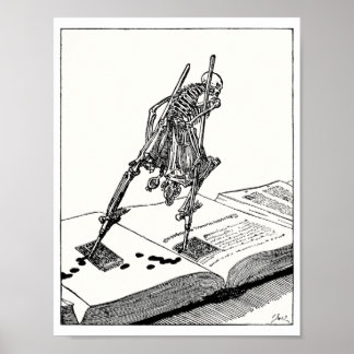 Póster Morte caminhando sobre pernas