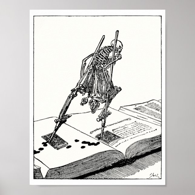 Póster Morte caminhando sobre pernas (Frente)