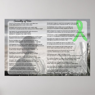 Póster Morte da Guerra, Poema de um Paciente Lyme