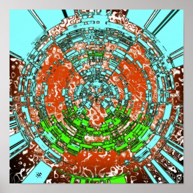 Poster Morte De Atlântida - padrões À Paidólia (Frente)