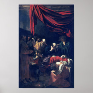 Poster Morte de Caravaggio do Virgin