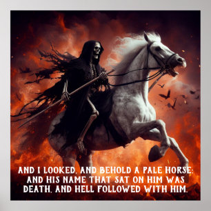 Poster Morte Difunde Cavalo Pálido