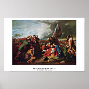 Póster Morte do general Wolfe Oeste, Benjamin