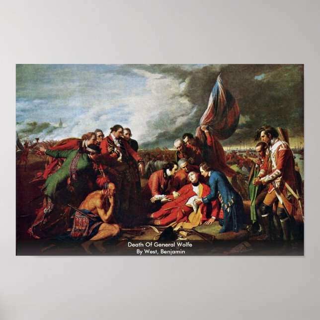 Póster Morte Do General Wolfe Por West, Benjamin (Frente)