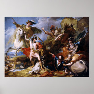 Poster Morte do Stag por Benjamin West