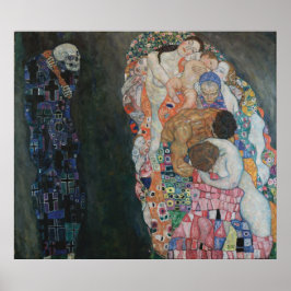 Poster Morte e vida de Gustav Klimt