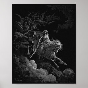 Poster Morte Em Cavalo Pálido Por Gustave Dore