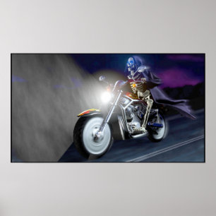 Póster Morte em uma bicicleta