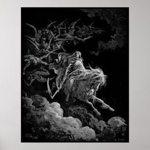 Poster Morte no Pale Horse Gustave Dore