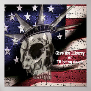 Póster Morte ou liberdade