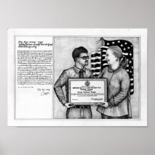 Poster Morto de Olhos de Vannak e Hillary Clinton 1