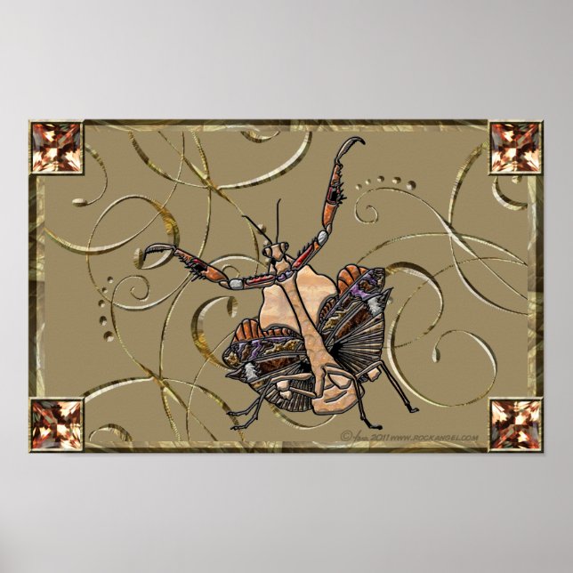 Poster Morto Leaf Mantis (Frente)