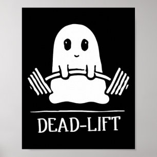 Poster Morto Levante Engraçado Fantasma Ghost Gymer Hallo