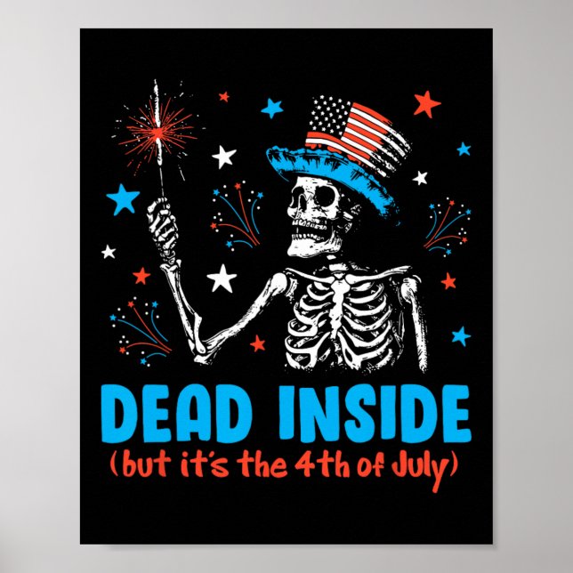 Poster Morto Mas É O Esqueleto De 4 De Julho Indece (Frente)