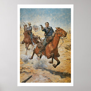 Poster Morto Sure: um soldado da cavalaria dos E.U. nos