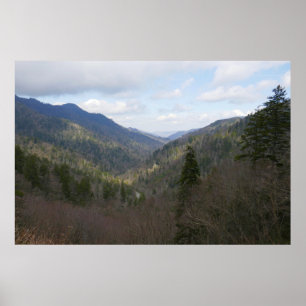 Poster Morton Overlook no Parque das Montanhas do Enfumaç