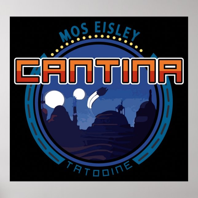 Poster Mos Eisley Cantina Tatooine (Frente)