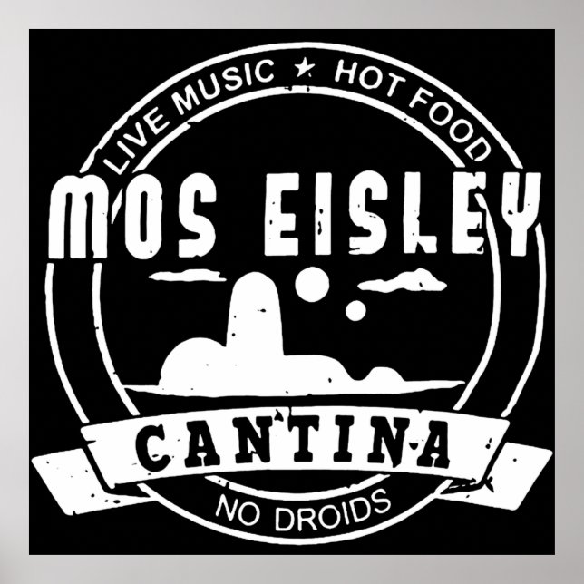 Poster Mos Eisley Cantina TShirt (Frente)