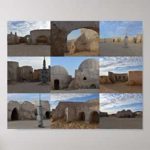 Poster Mos Espa no planeta Tatooine