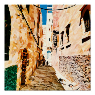 Póster Mosaico Cityscape