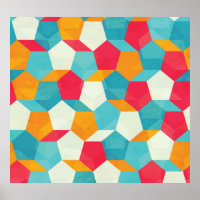 Mosaico Colorido, Padrão Artístico Invisível.