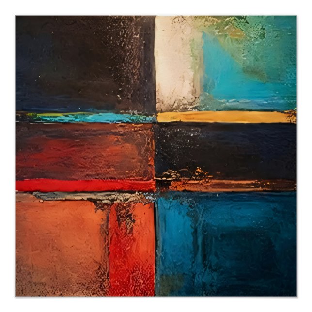 Póster Mosaico Cósmico (Frente)