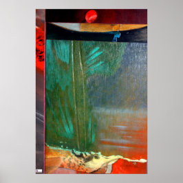 Póster Mosaico de Madeira sem título