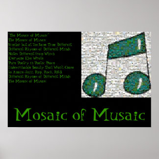 Poster Mosaico de Musaico