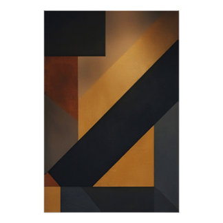Póster Mosaico Geométrico