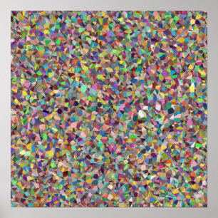 Poster Mosaico Geométrico