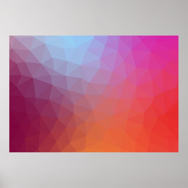 Poster mosaico mosaico abstrato de fundo abstrato, bac (Frente)