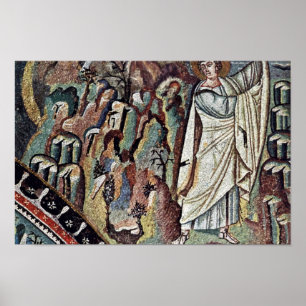 Poster Mosaicos de Chor em San Vitale em Ravenna, Szene: