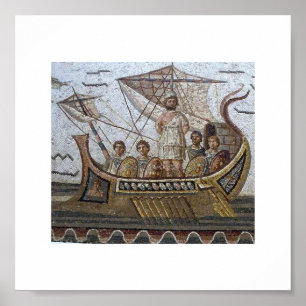 Poster Mosaicos romanos de Tunísia