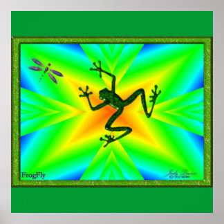 Póster Mosca de rã