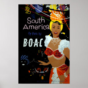 Póster Mosca do ~ de Ámérica do Sul lá