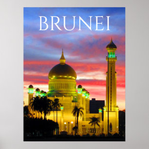 Poster mosca sunset brunei