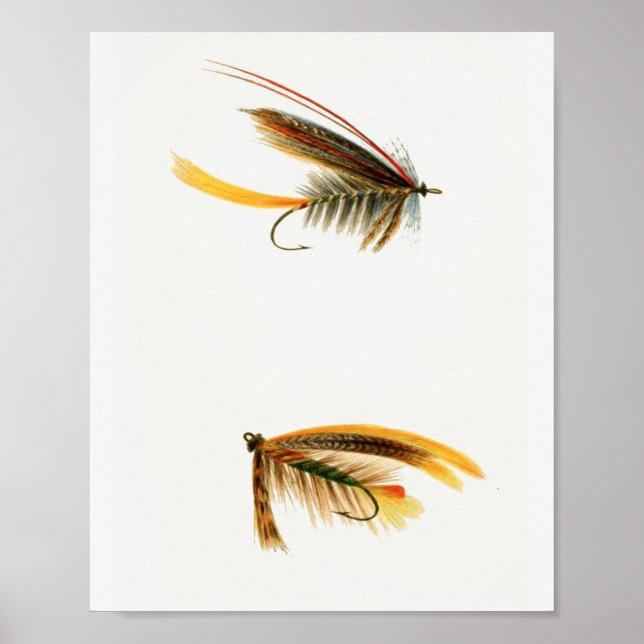 Poster Moscas de Pesca #3 (Frente)