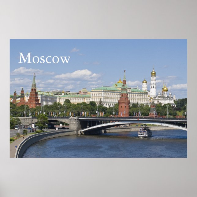 Póster Moscou (Frente)