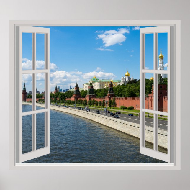 Póster Moscou Kremlin (Frente)
