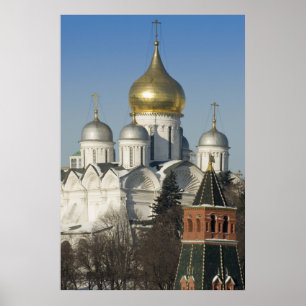Póster Moscou Kremlin