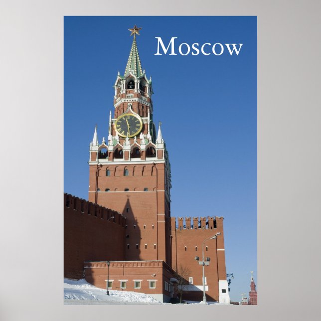 Póster Moscou Kremlin (Frente)