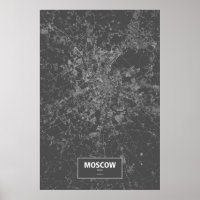 Moscou, Rússia (branco a preto)